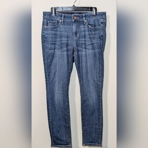 Loft Curvy Skinny Petite Jeans Medium Wash Mid-Rise Stretch NEW Women's Size 8P